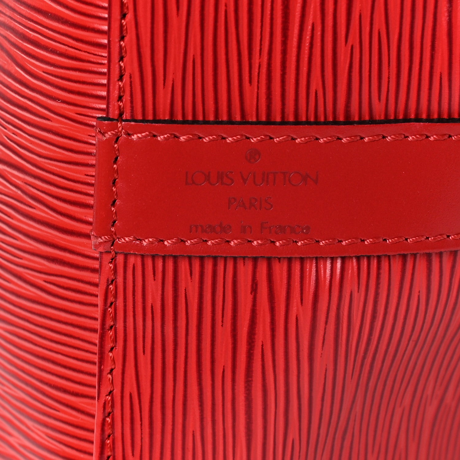 Louis Vuitton Epi Petit Noe Castillan Red 6 of 13