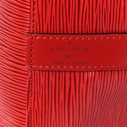 Louis Vuitton Epi Petit Noe Castillan Red 6 of 13