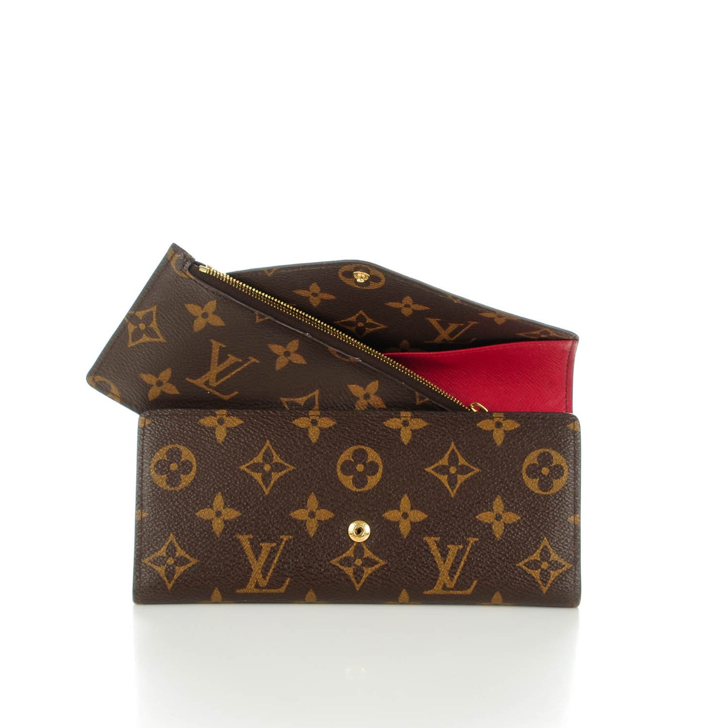 Monogram Josephine Wallet Red