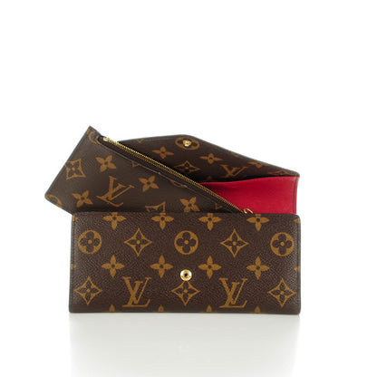 Louis Vuitton Monogram Josephine Wallet Red 5 of 8