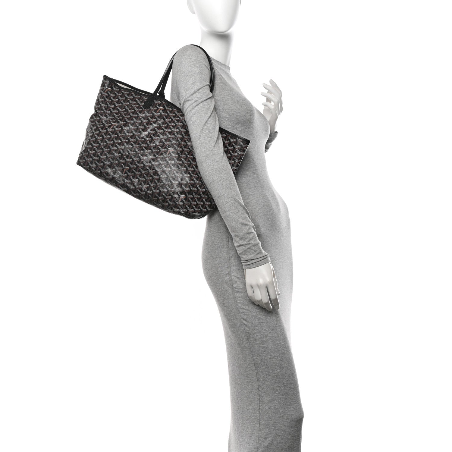 Goyard Goyardine Saint Louis PM Black 3 of 17