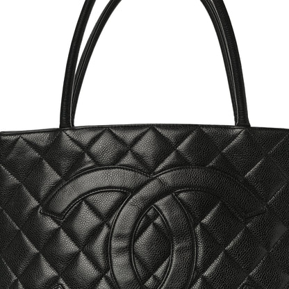 Chanel Caviar Quilted Medallion Tote Black 8 of 24