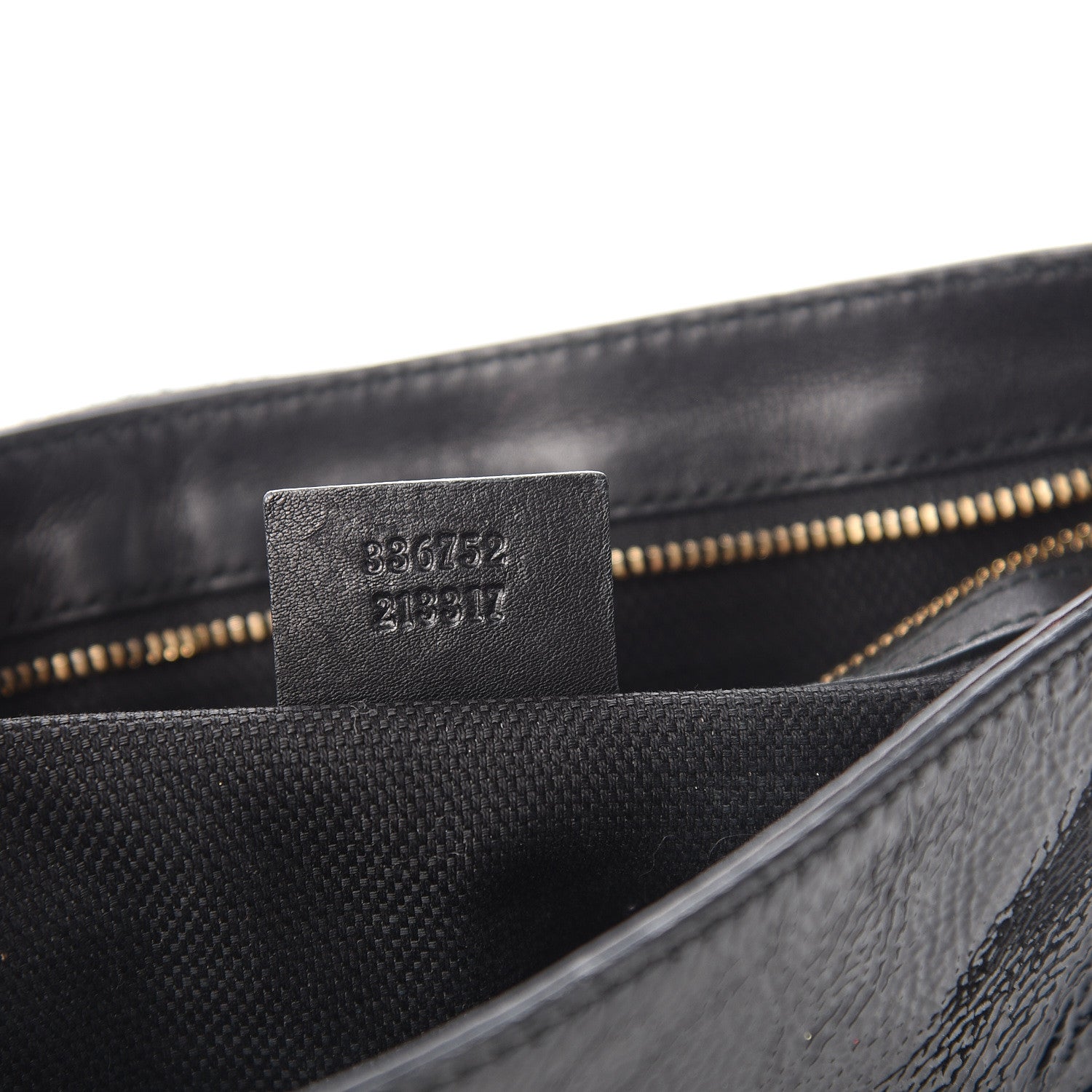 Gucci Patent Medium Soho Flap Crossbody Black 6 of 9