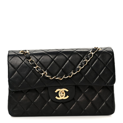 Chanel Lambskin Quilted Small Double Flap Black 1 of 12