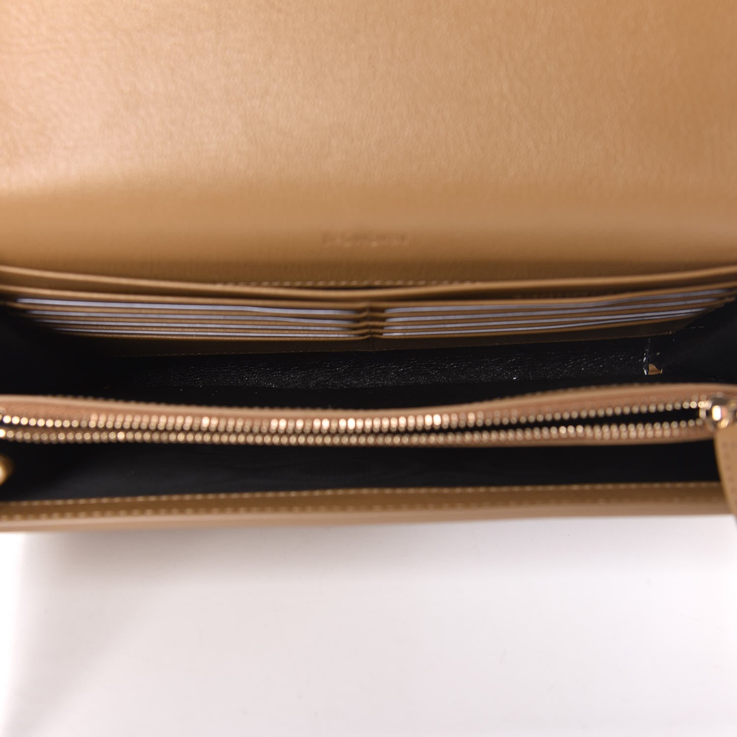 Saint Laurent Calfskin Belle de Jour Chain Clutch Beige 7 of 11