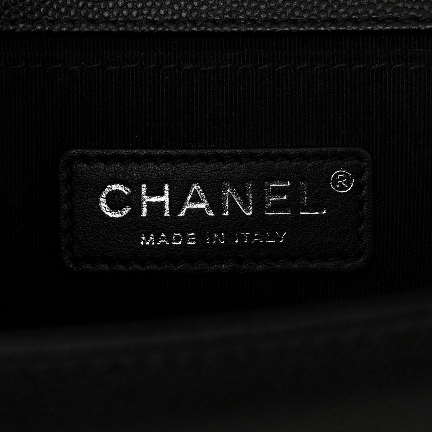 Chanel Caviar Quilted Medium Boy Flap Black 6 of 10