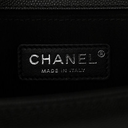 Chanel Caviar Quilted Medium Boy Flap Black 6 of 10