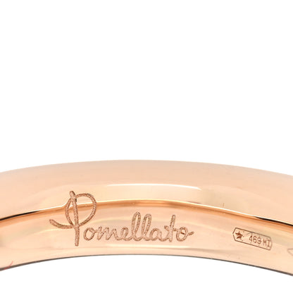Pomellato 18K Rose Gold Black Diamond Iconica Band Ring 54 6.75 5 of 5