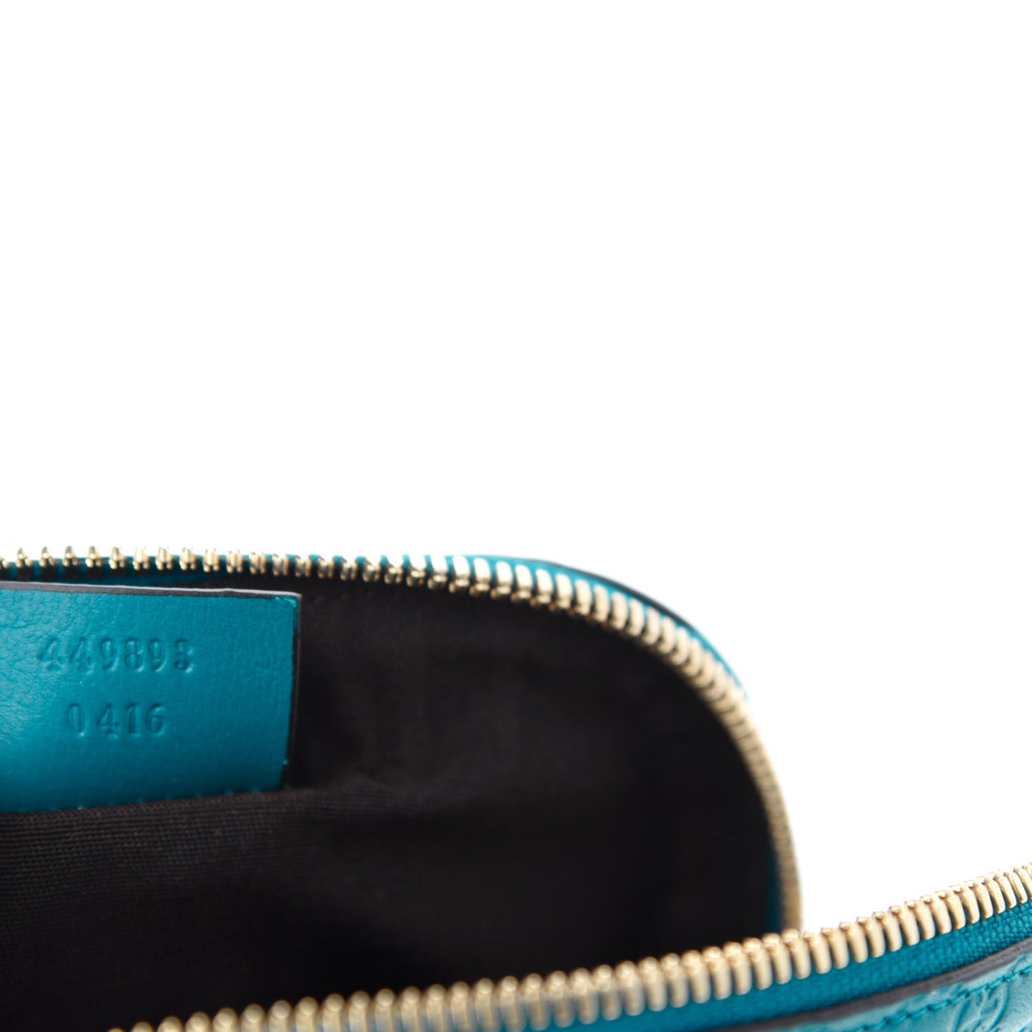 Microguccissima GG Cosmetic Case Deep Cobalt