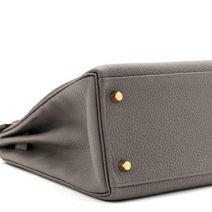 Hermes Togo Kelly Retourne 28 Etain 9 of 10