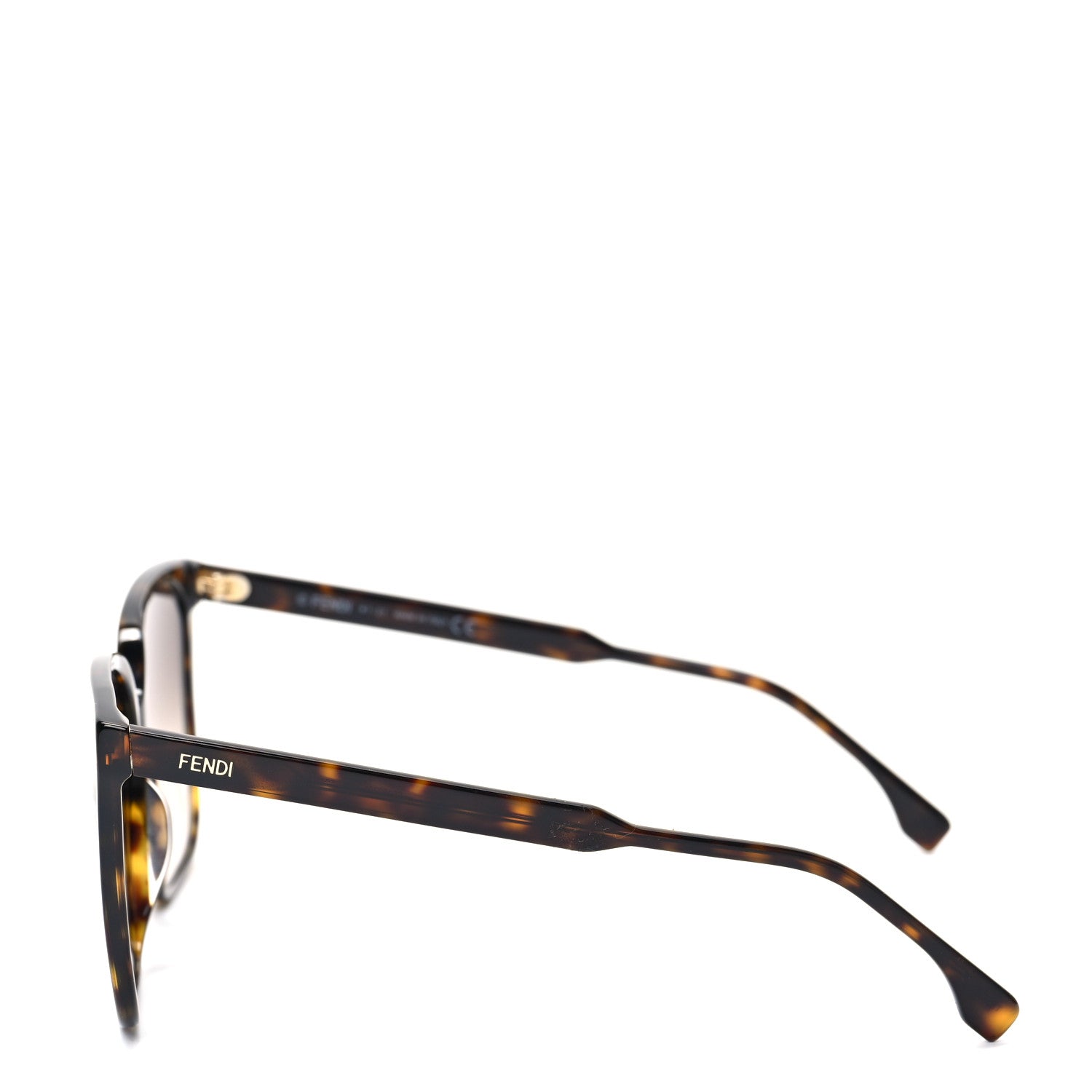 Fendi Acetate Square Sunglasses FE40030I Tortoise 3 of 6