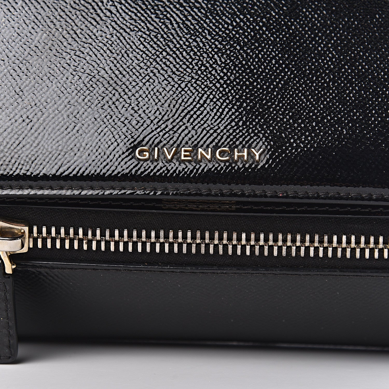 Givenchy Textured Patent Calfskin Mini Pandora Box Crossbody Bag Black 13 of 18