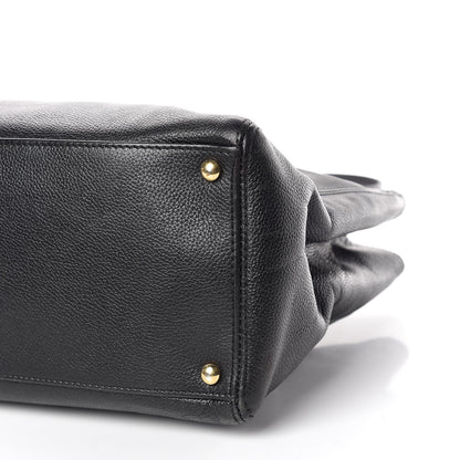 Chanel Calfskin Cerf Shopper Tote Black 6 of 19