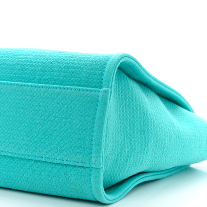 Chanel Mixed Fibers Small Deauville Tote Turquoise 10 of 10