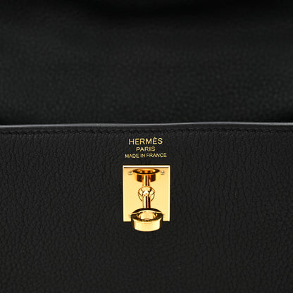 Hermes Togo Kelly Retourne 25 Black 6 of 12