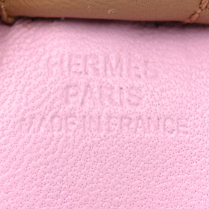 Hermes Milo Lambskin Grigri Rodeo Horse Bag Charm PM Mauve Sylvestre Craie Chai 4 of 4