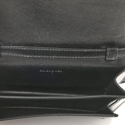 Balenciaga Shiny Box Calfskin Monochrome XS Sharp Belt Bag Black 5 of 7