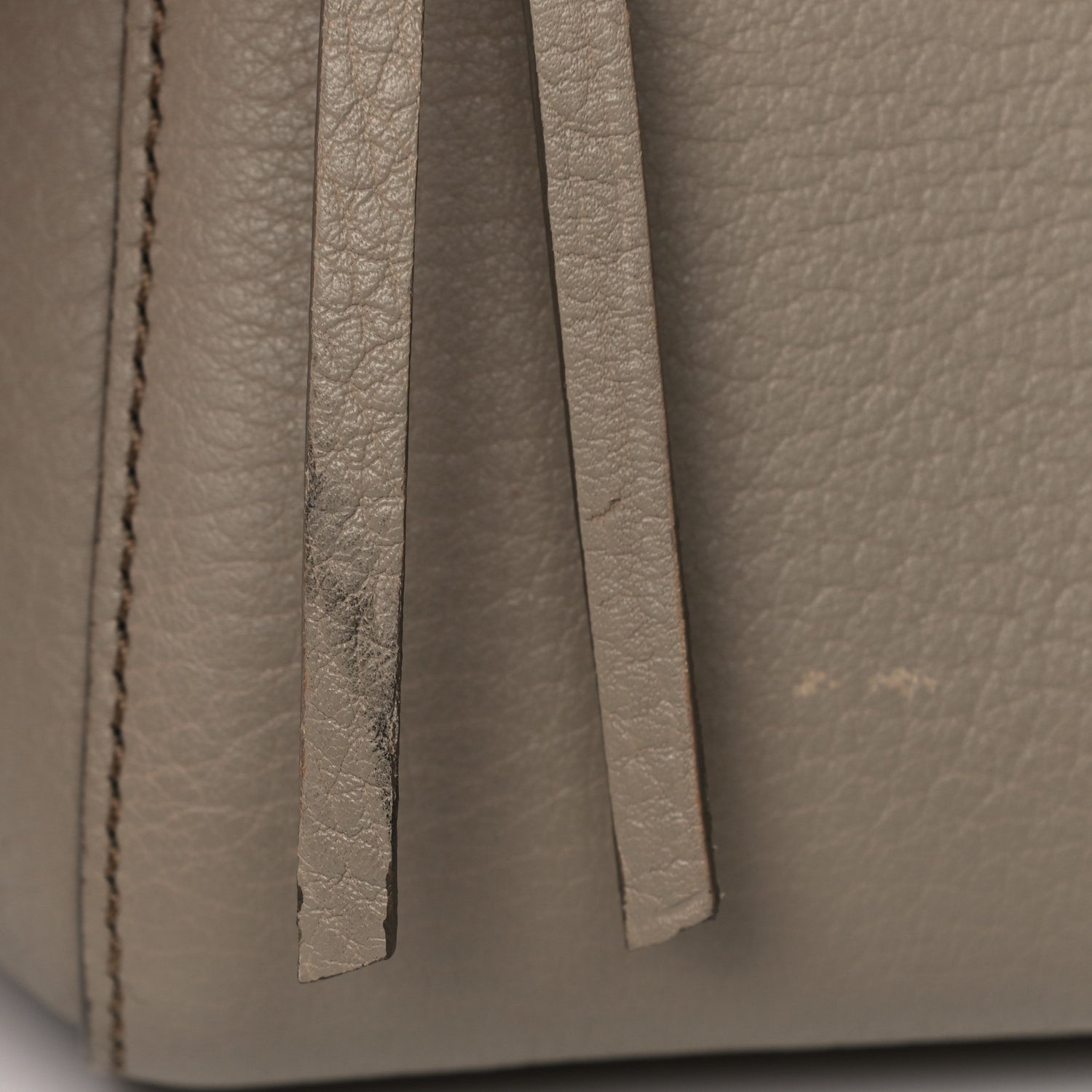 Celine Crisped Calfskin Medium Edge Shoulder Bag Light Taupe 18 of 18