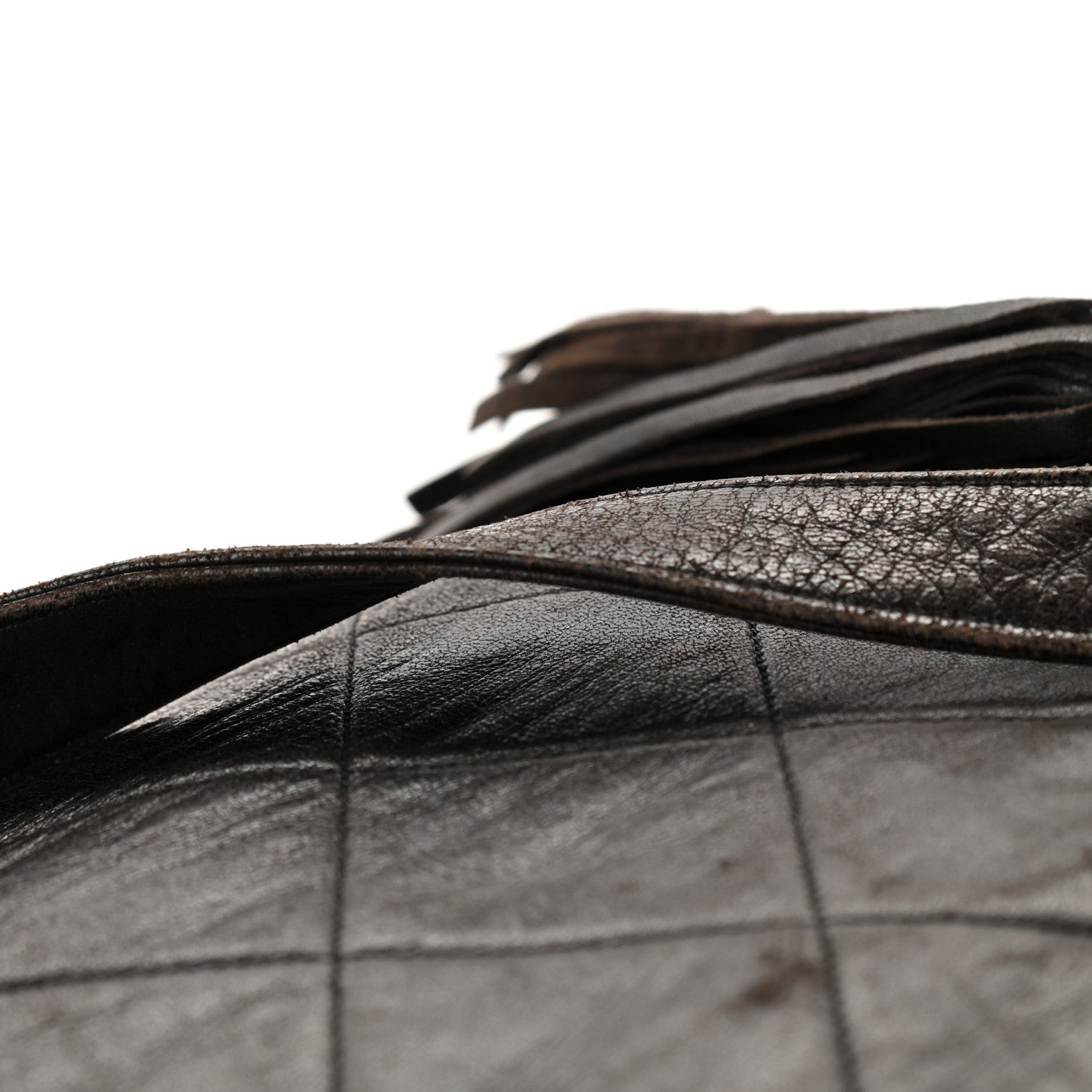 Chanel Lambskin Quilted Tassel Drawstring Backpack Dark Bown 15 of 15