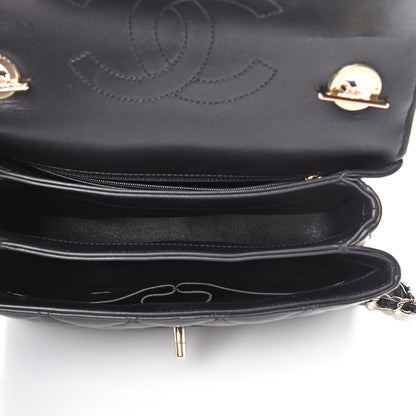 Chanel Lambskin Quilted Small Trendy CC Dual Handle Flap Bag Black 4 of 10