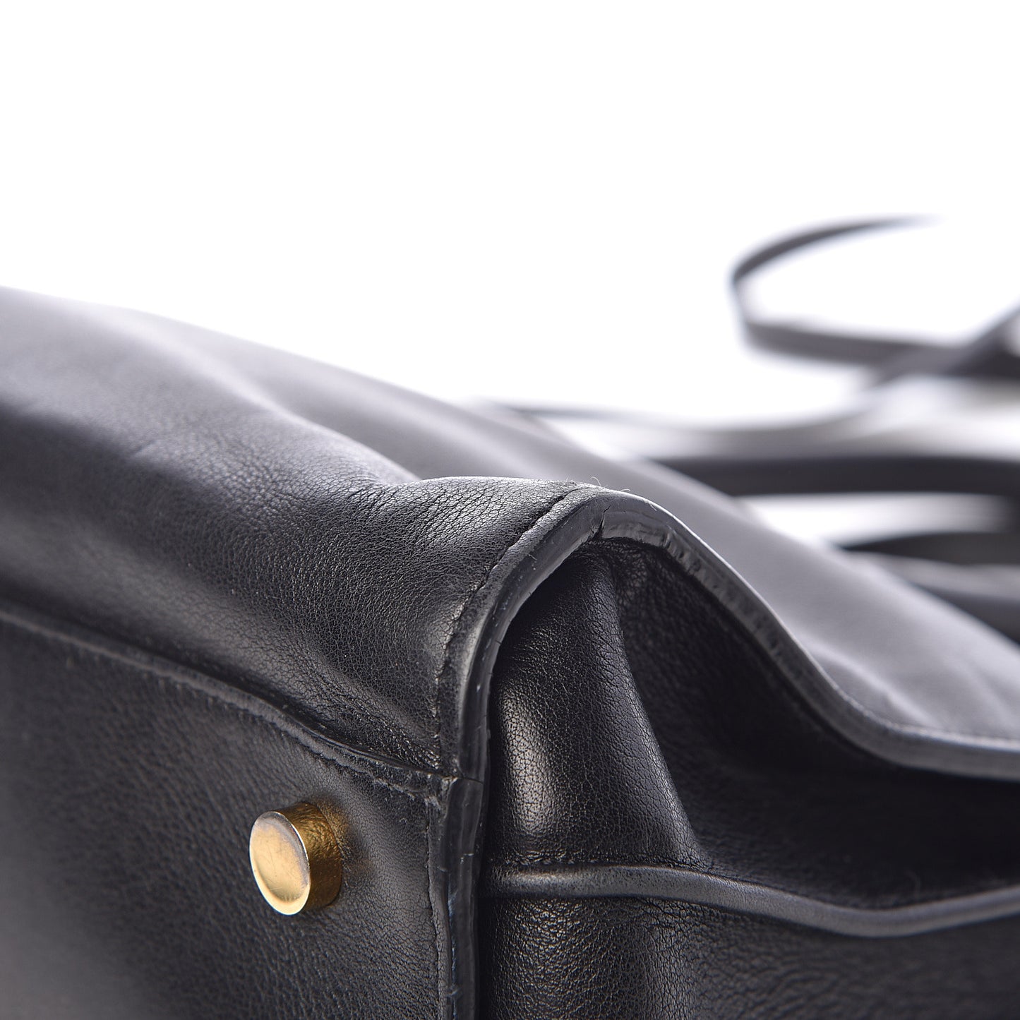 Calfskin Small Sac De Jour Black