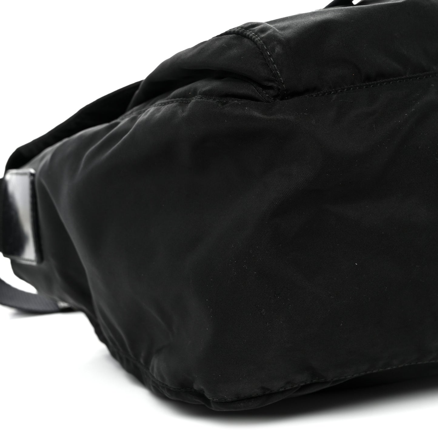 Nylon Vela Sport Messenger Bag Black