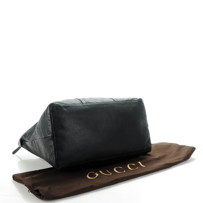 Gucci Guccissima Medium Joy Tote Bag Black 4 of 9