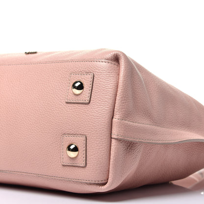 Mulberry Classic Grained Calfskin Small Alice Satchel Blush 10 of 10