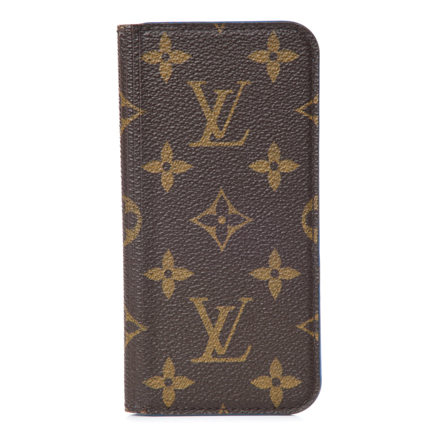 Louis Vuitton Monogram iPhone 7/8 Folio Case Blue 1 of 10