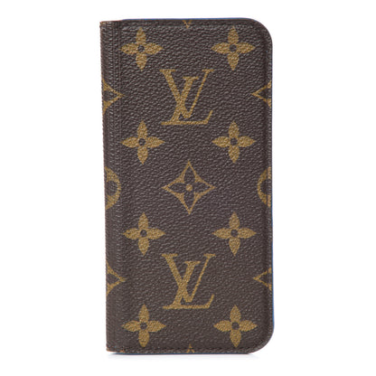 Louis Vuitton Monogram iPhone 7/8 Folio Case Blue 1 of 10