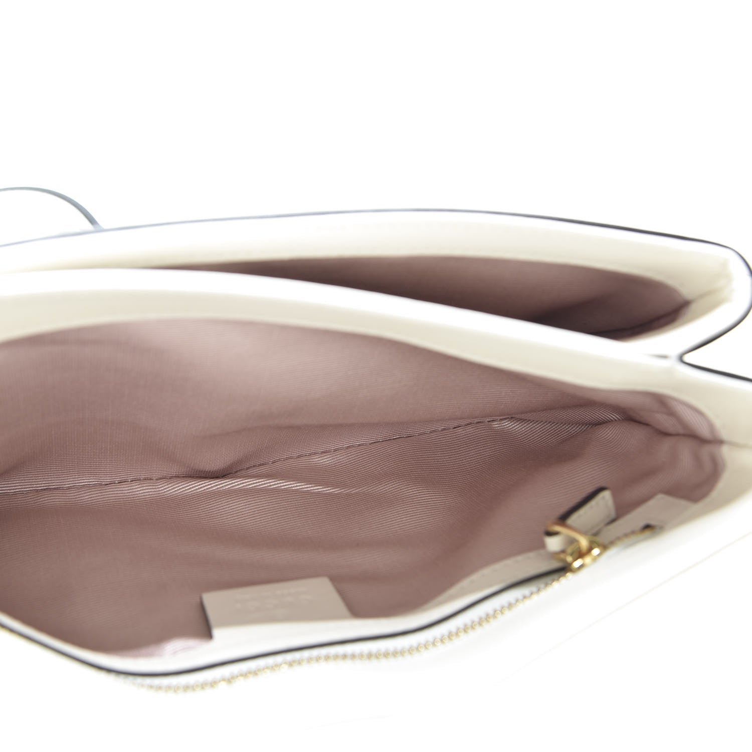 Gucci Calfskin Small Arli Flap Shoulder Bag Mystic White 4 of 13