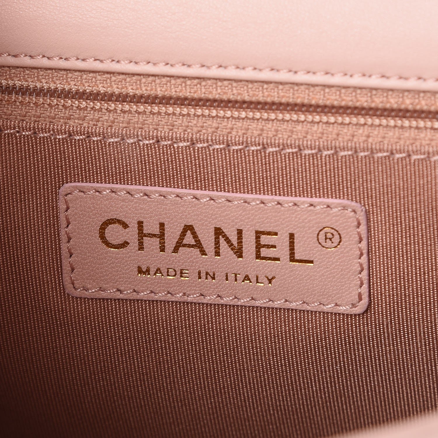 Chanel Lambskin Borse Romane Single Flap Light Pink 6 of 8