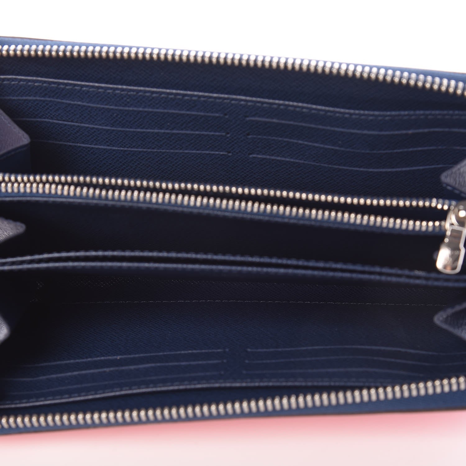 Louis Vuitton Epi Zippy Wallet Denim Red 5 of 7