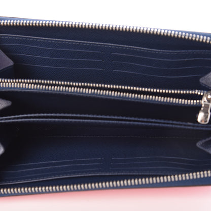 Louis Vuitton Epi Zippy Wallet Denim Red 5 of 7