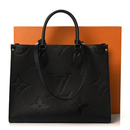 Louis Vuitton Empreinte Monogram Giant Onthego MM Black 10 of 10