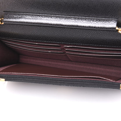 Chanel Caviar Quilted Wallet On Chain WOC Black 4 of 11