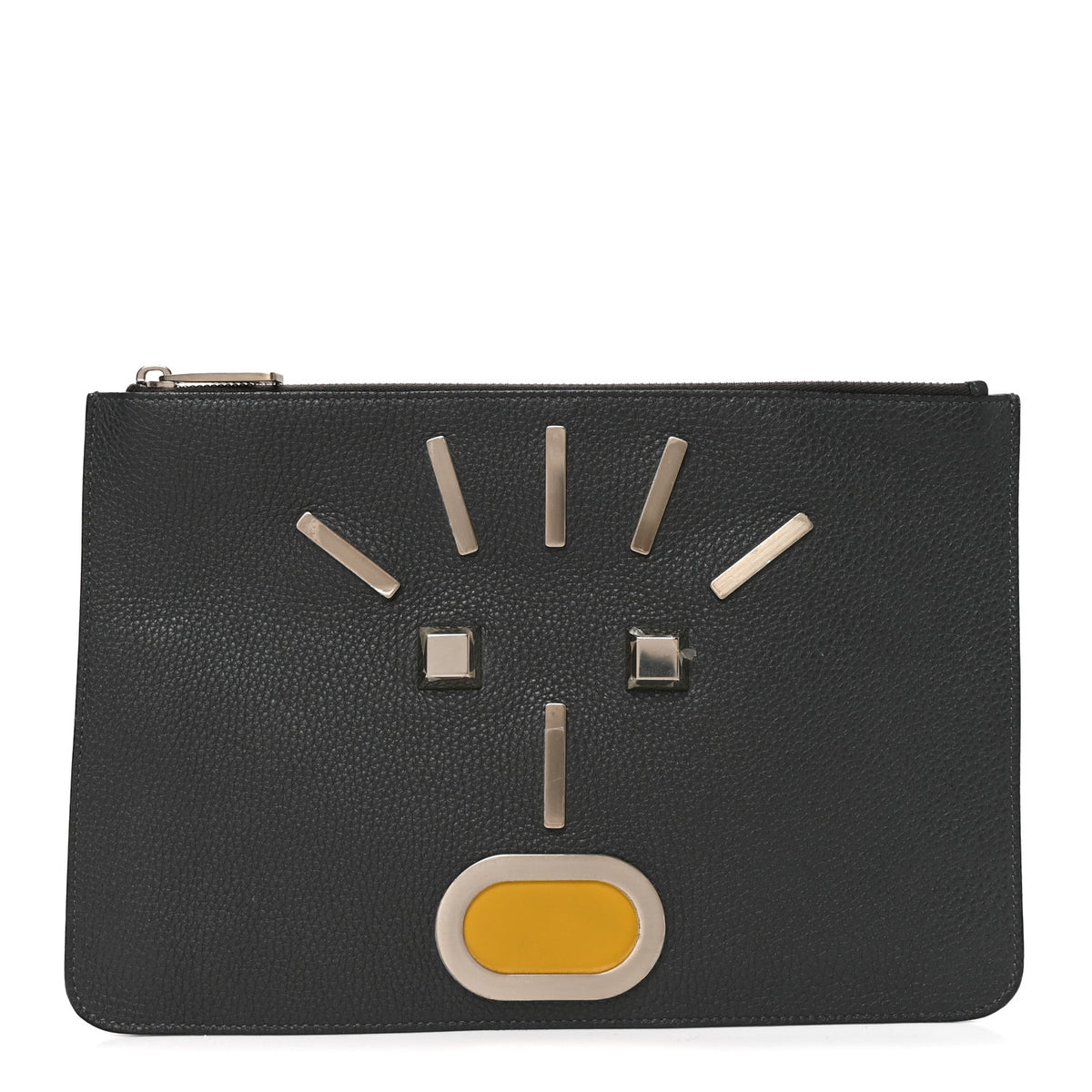 Cuoio Romano Faces Pouch Asfalto