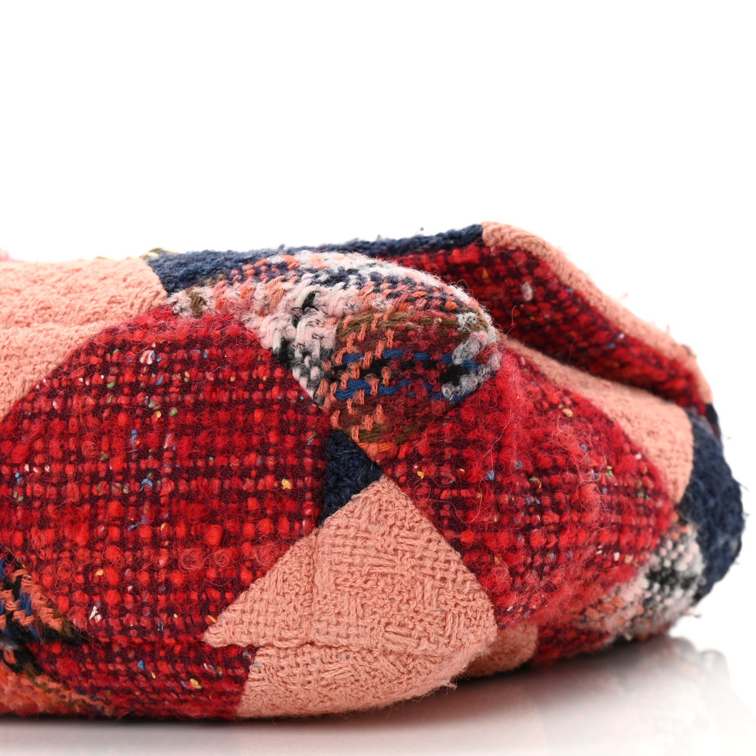 Chanel Tweed Quilted Medium Chanel 19 Flap Red Navy Multicolor 10 of 10