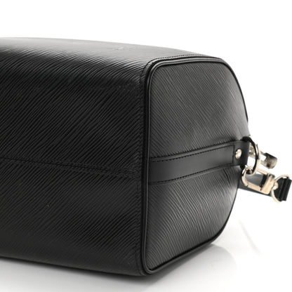 Louis Vuitton Epi Speedy Bandouliere 25 Black 9 of 9