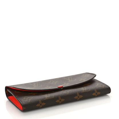 Louis Vuitton Monogram Emilie Wallet Poppy 4 of 9