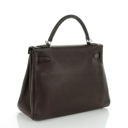 Hermes Togo Kelly Retourne 32 Chocolate 3 of 24