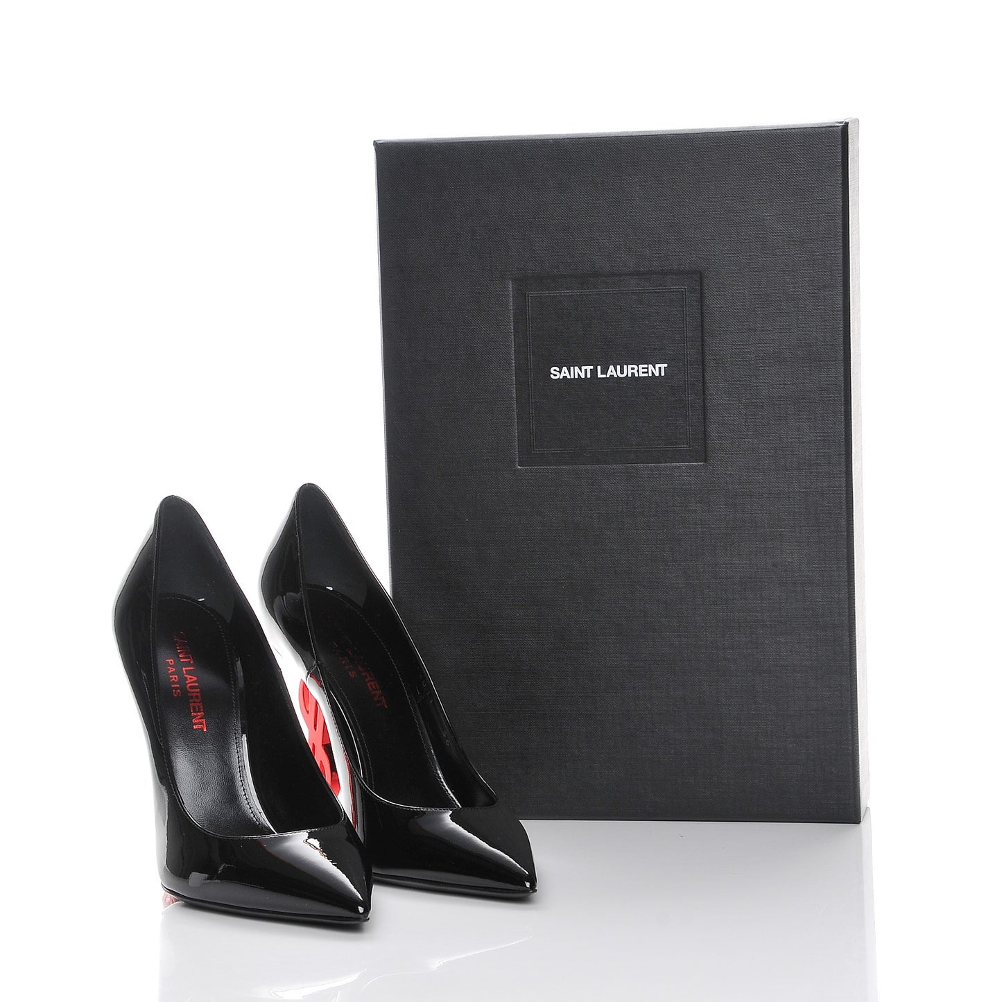 Patent Opyum 100 Pumps 36 Black Red