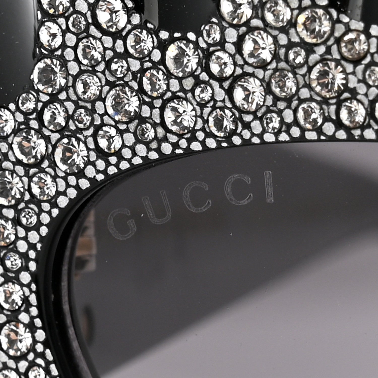 Gucci Crystal Acetate Cat Eye Sunglasses GG0781S Black 7 of 8