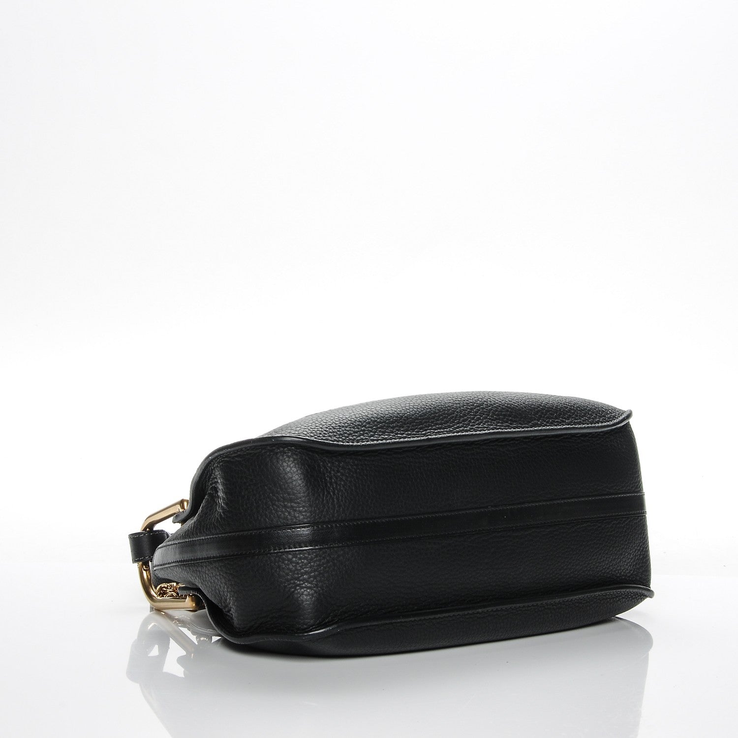 Chloe Grained Calfskin Hayley Double Carry Satchel Black 4 of 7