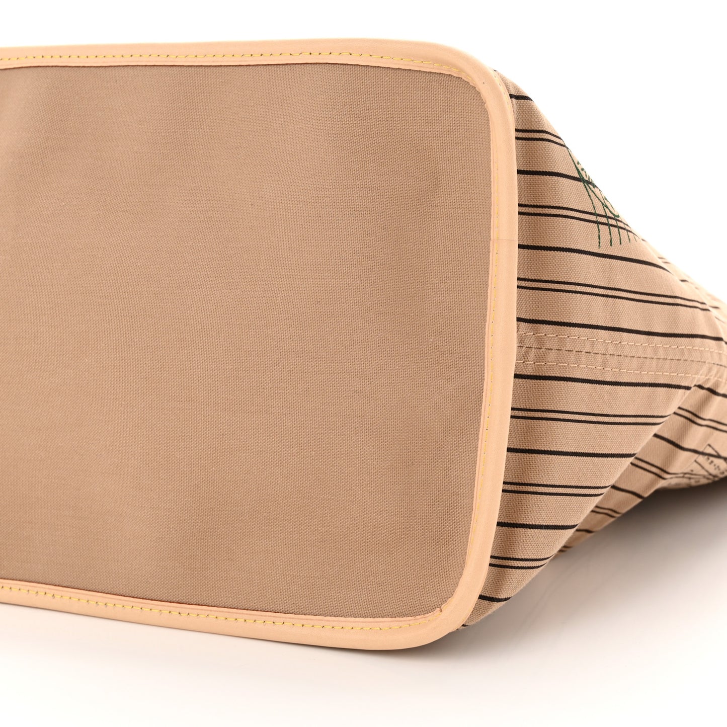 Monogram Stamped Inside Out Neverfull Bandouliere GM Beige