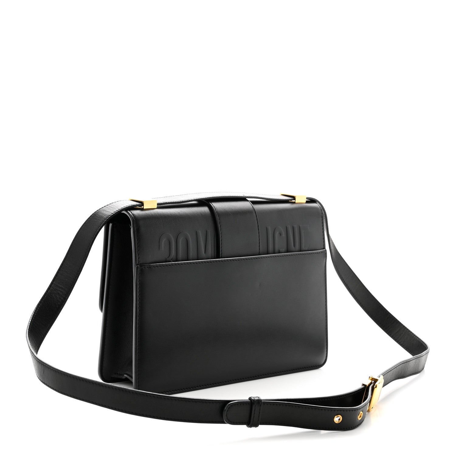 Christian Dior Smooth Calfskin 30 Montaigne Flap Bag Black 3 of 10