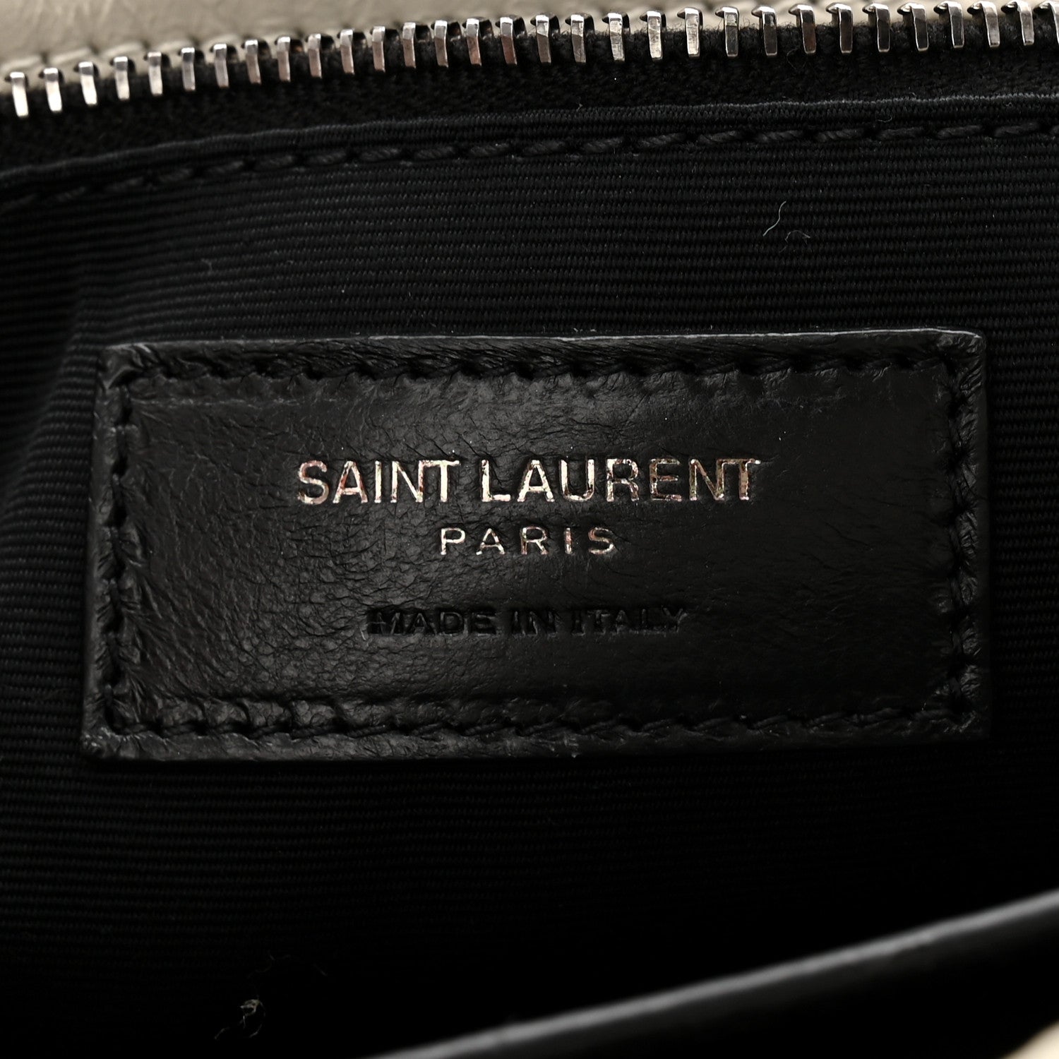 Saint Laurent Crinkled Calfskin Matelasse Monogram Medium Niki Chain Satchel Crema Soft 6 of 11