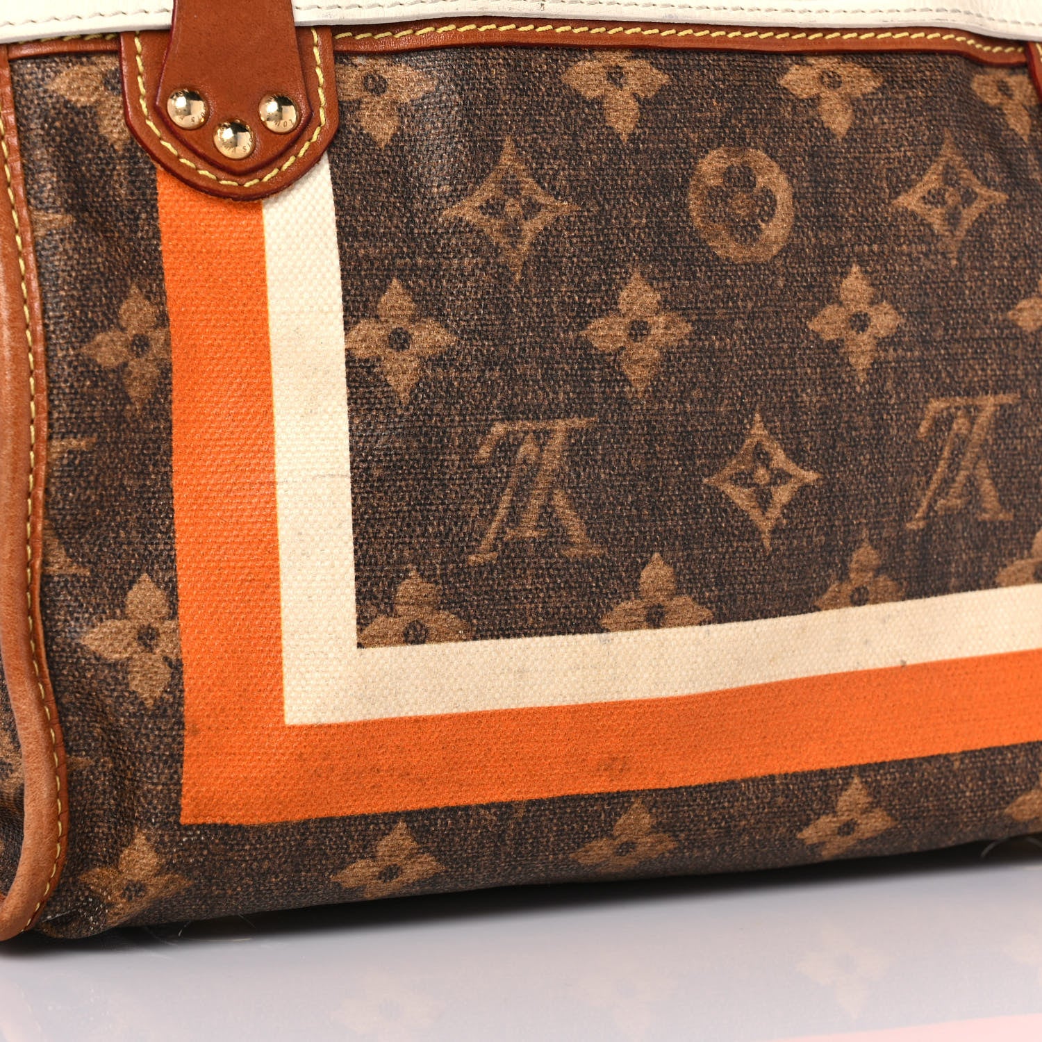 Louis Vuitton Monogram Rayures Tisse Sac PM 18 of 20