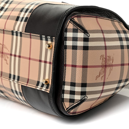 Burberry Haymarket Check Small Gladstone Chocolate 9 of 16