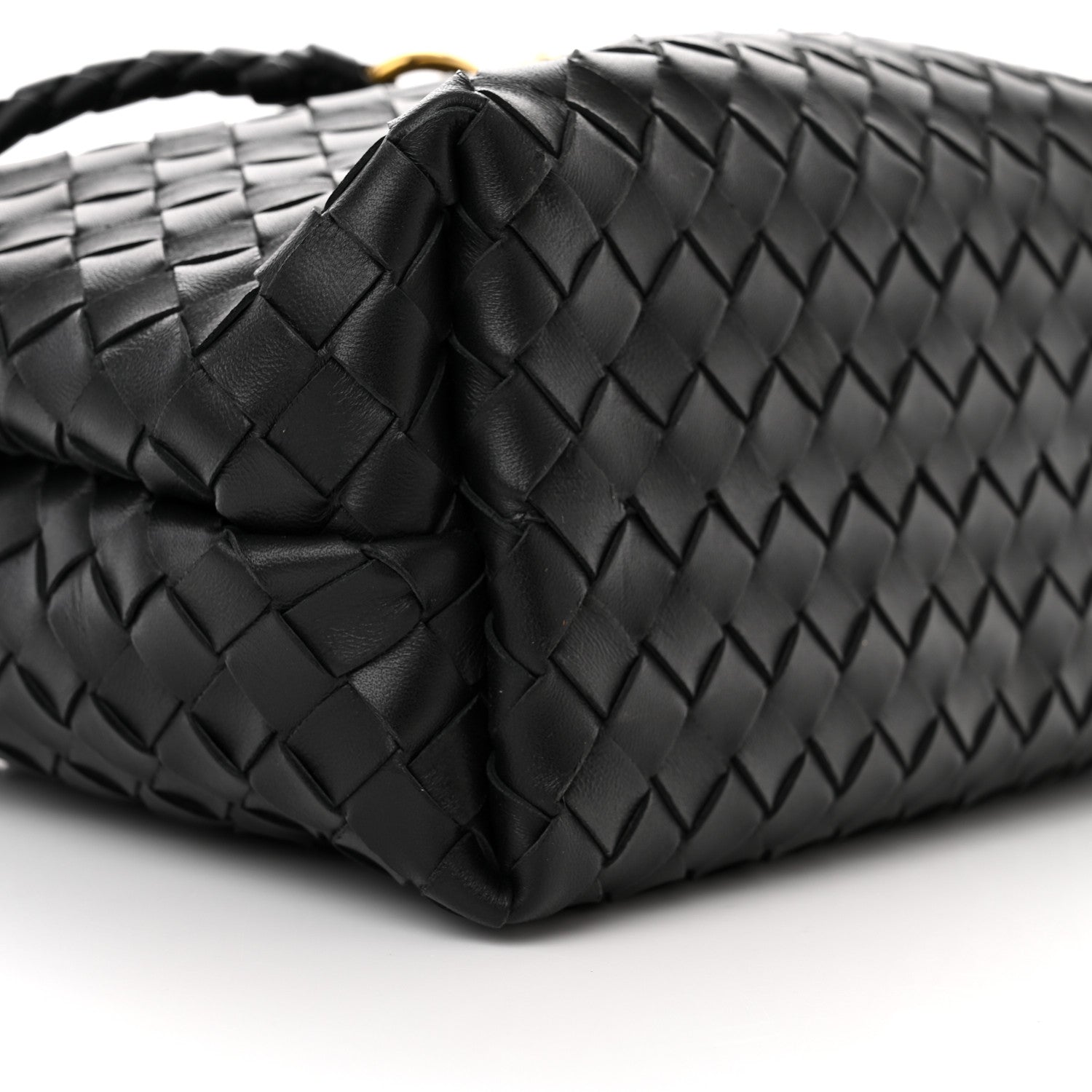 Bottega Veneta Nappa Intrecciato Medium Andiamo Shoulder Bag Black 9 of 10